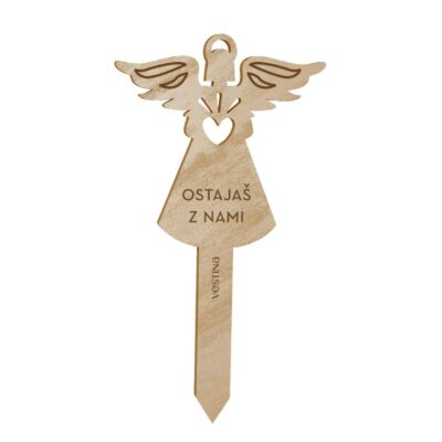 Wooden ornament Vestina - We love you