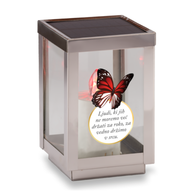 Solar lantern Vestina Strenia - butterfly