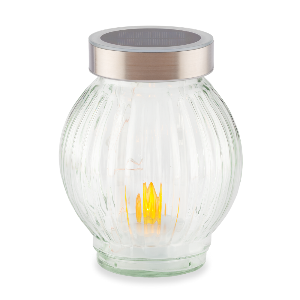 Solar candle Vestina Flora - white - 1000 days