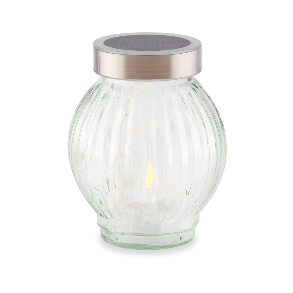 Solar candle Vestina Flora - white - 1000 days