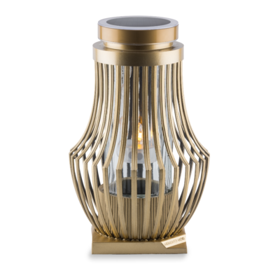 Solar candle Vestina Roma - gold - 1000 days